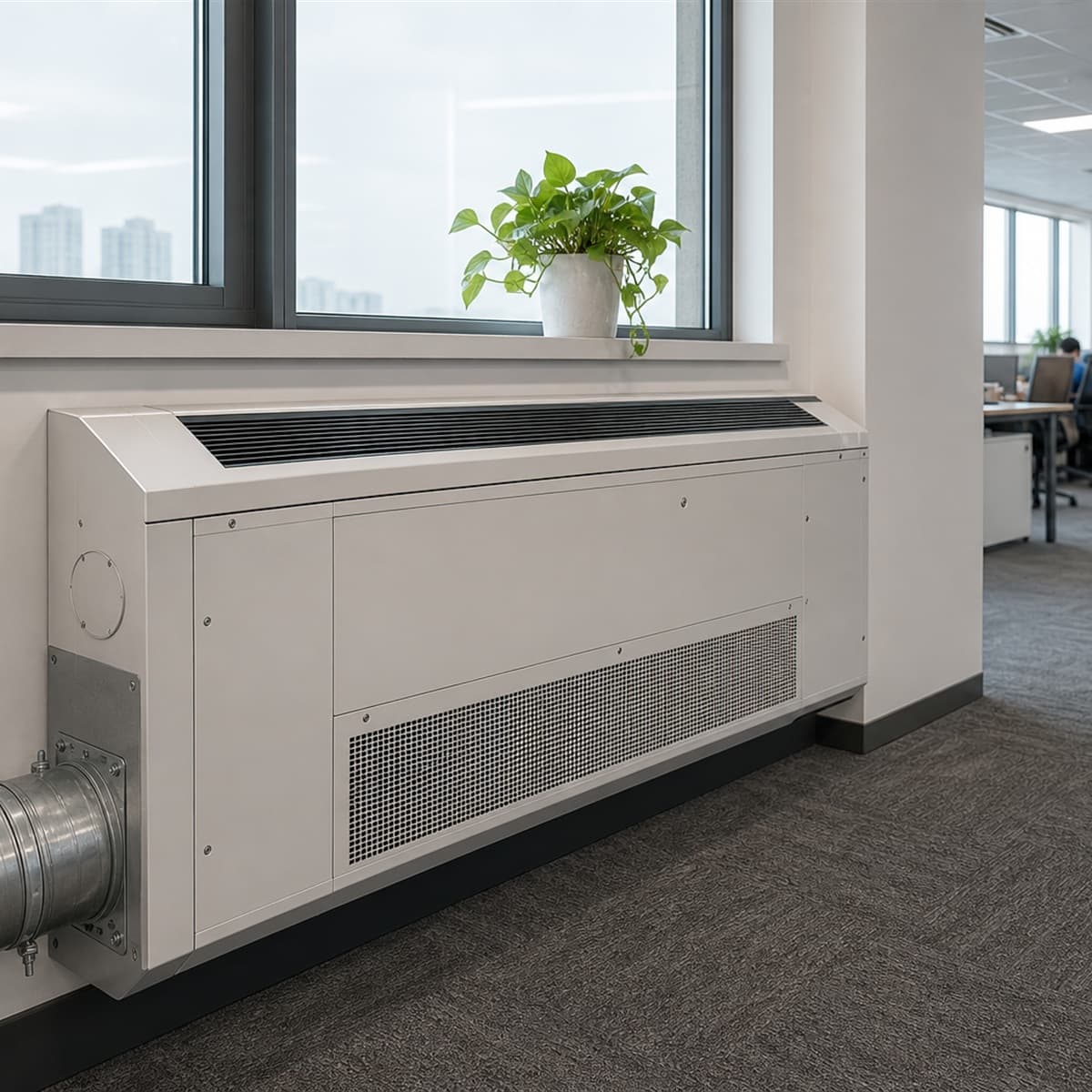 Induction Units — installation context