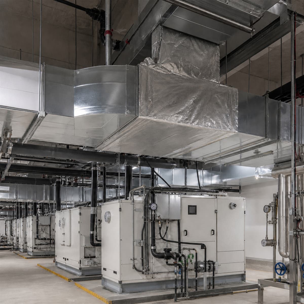 Large-Scale Ductwork Fabrication — installation context