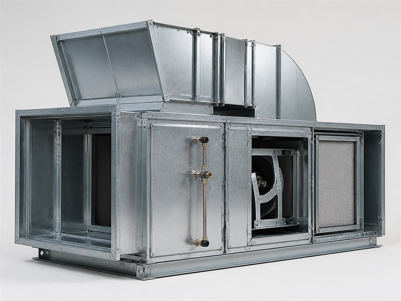 Large-Scale Ductwork Fabrication — studio render
