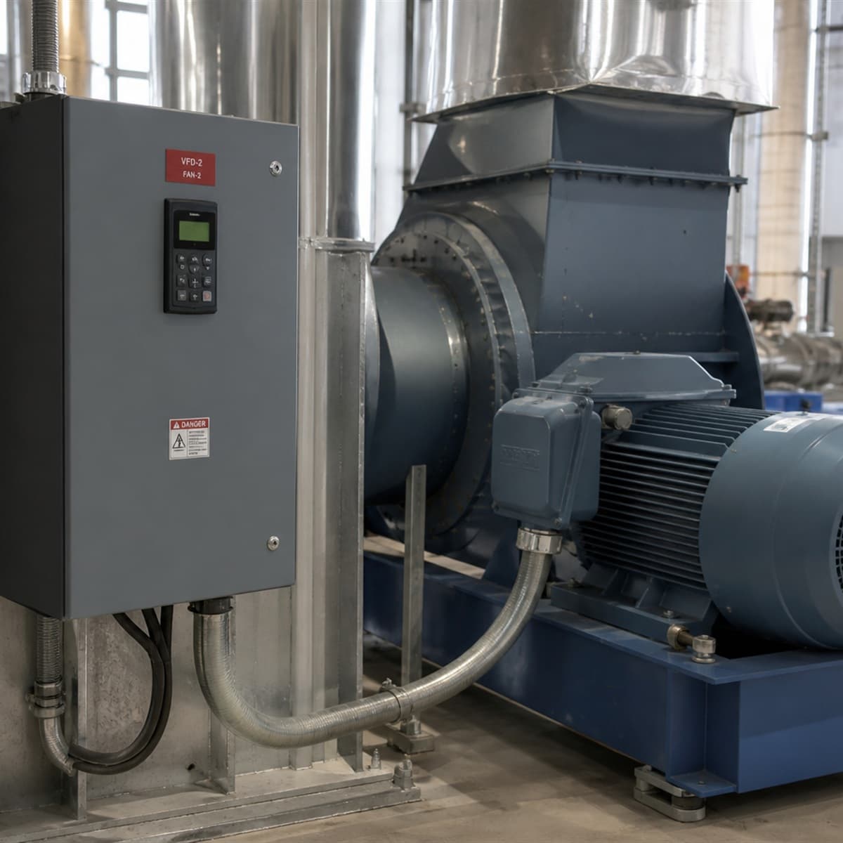 تحكم محركات VFD — سياق التركيب