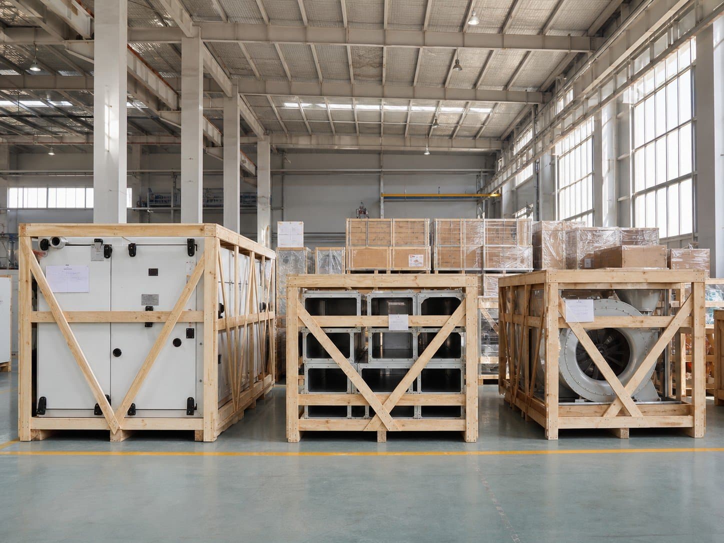 Multi-product export packing warehouse